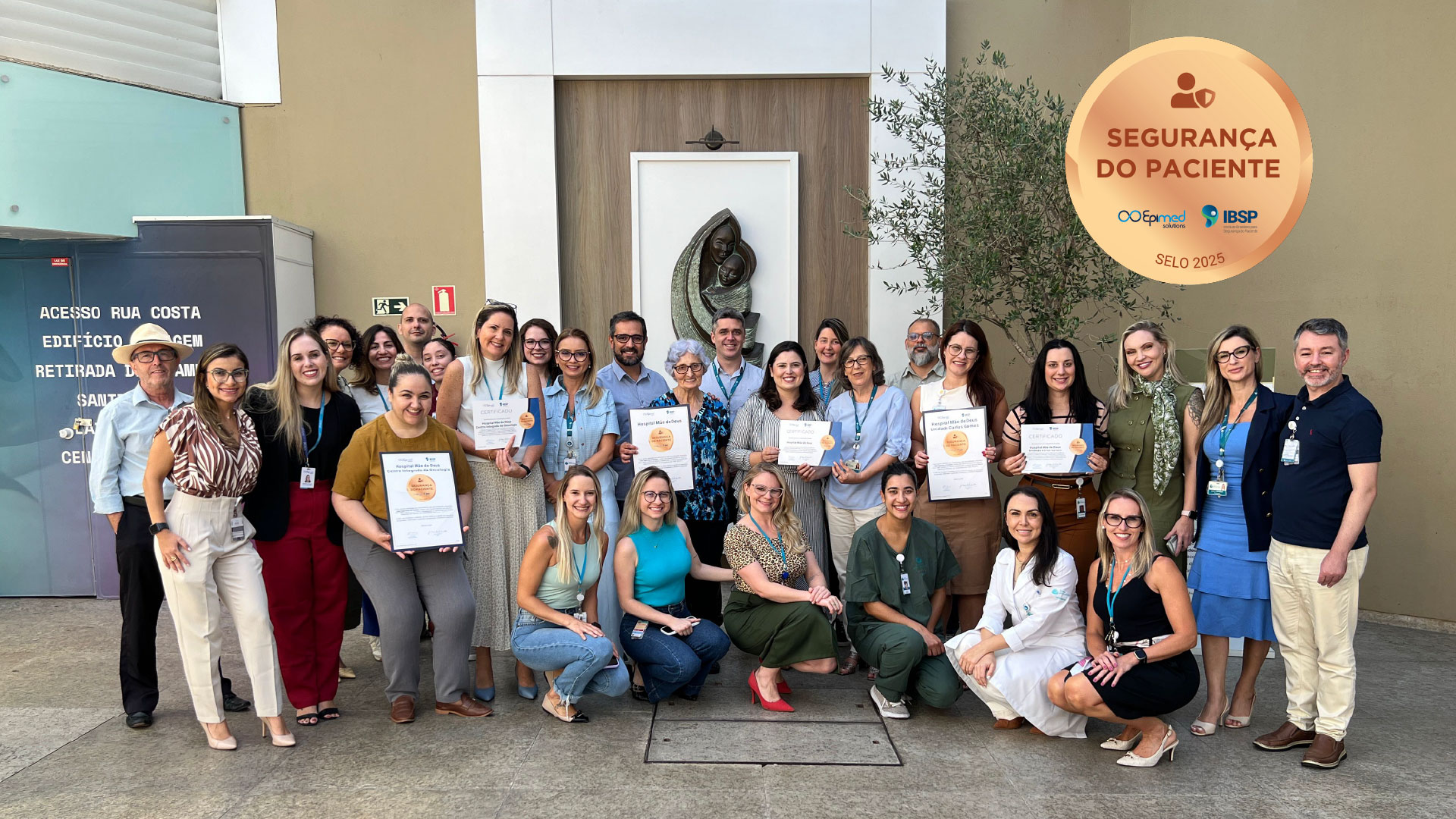 Hospital Mãe de Deus conquista Selo Segurança do Paciente