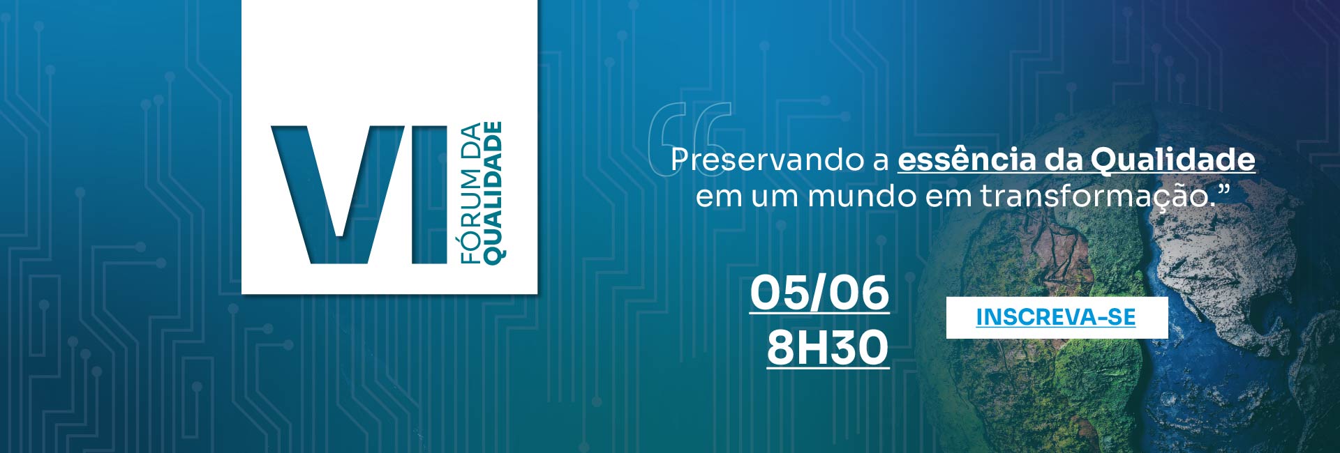 Banner VI Fórum da Qualidade