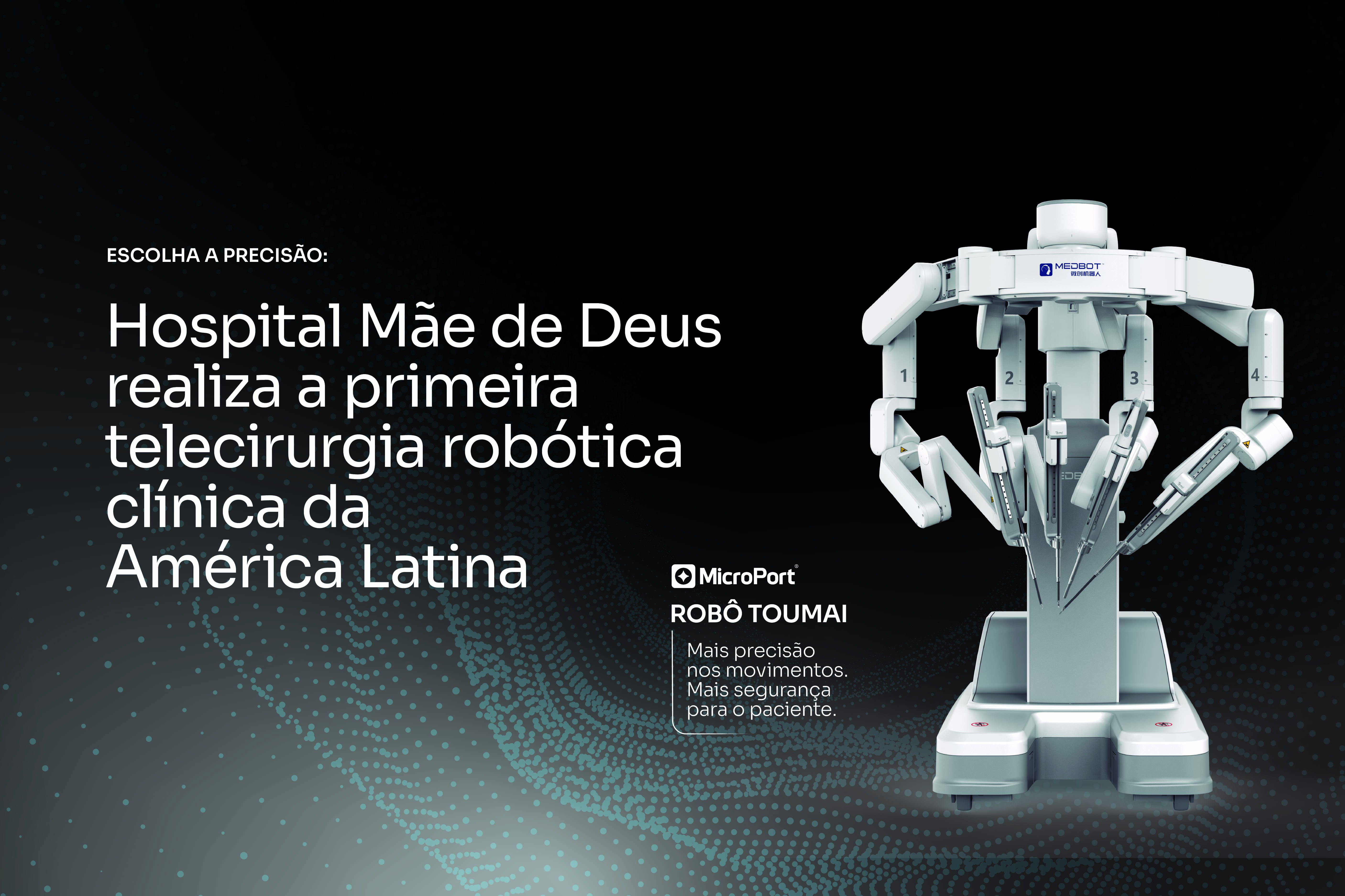 Hospital Mãe de Deus realiza a 1ª telecirurgia robótica da América Latina